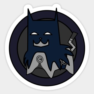 Cute Batcat | Night Cat | Superhero Cat | Kitty | Kitten Sticker